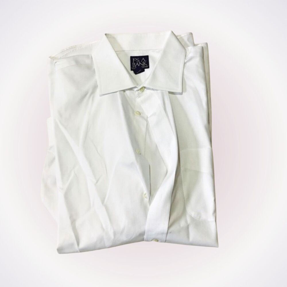 Jos. A Bank white button down shirt | Sz 17 - 34